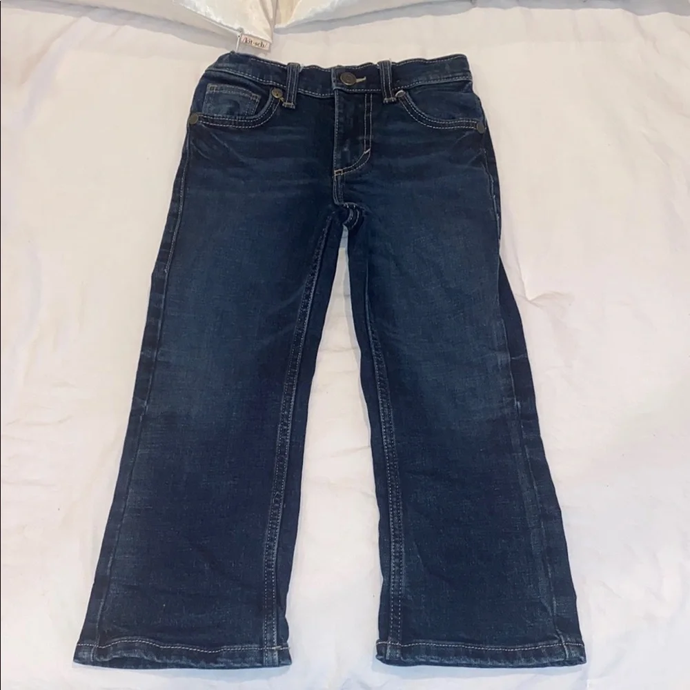 Wrangler Kids' Dark Blue Jeans - Picture 1 of 6